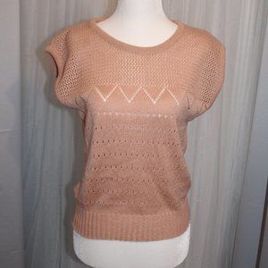 Dusty Rose Short Sleeve Panther Vest